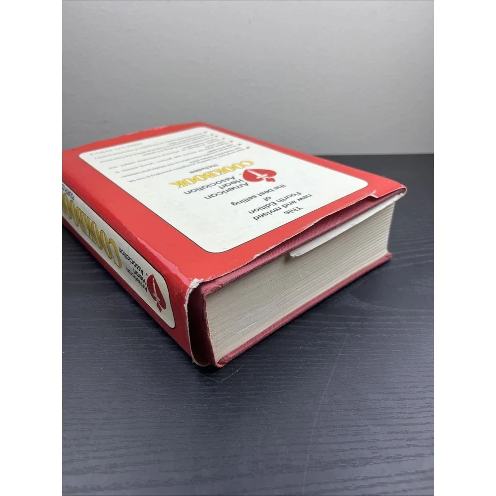American Heart Association Cookbook 4th Edition Vintage Healthy Recipes Book